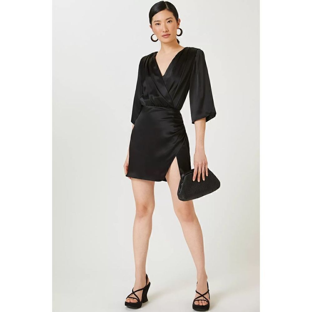 Anthropologie -Amanda Uprichard V-Neck Mini Dress